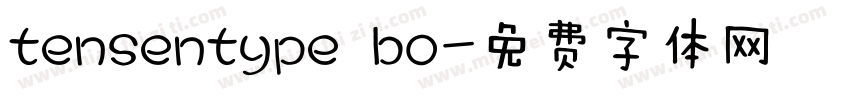 tensentype bo字体转换